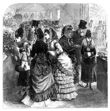 Show of Spring flowers in the Botanic Gardens, Regent's Park, 1870. Creator: Unknown