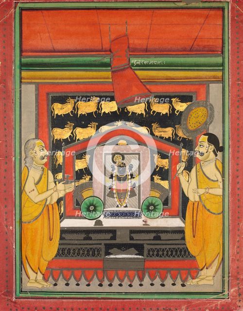 Shri Dvarakanathji of Kankroli (Dubarakanathji), mid-1800s. Creator: Unknown.