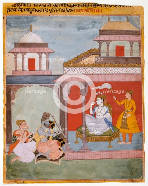 Shri Raga, Folio from a Ragamala (Garland of Melodies), c1625. Creator: Unknown.