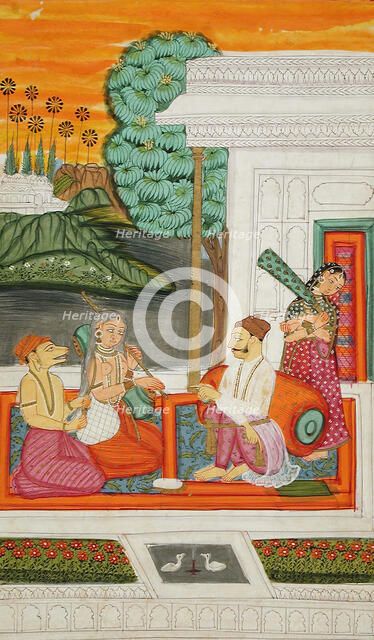 Shri Raga, Folio from a Ragamala (Garland of Melodies), c1800. Creator: Unknown.