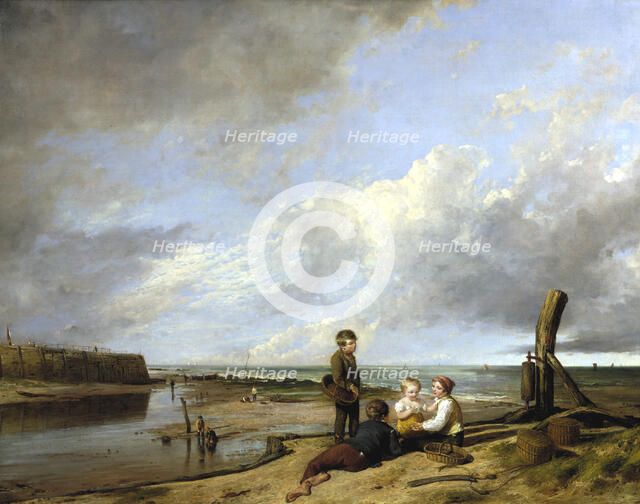 'Shrimp boys at Cromer', 1815. Artist: William Collins