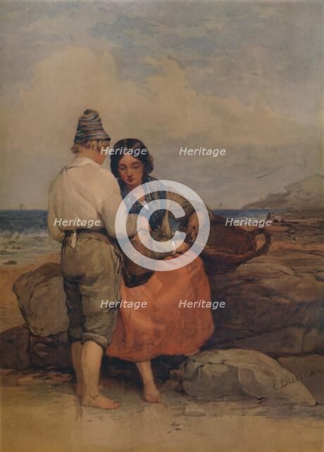 'Shrimpers', 19th century, (1935). Artist: Edward Duncan.