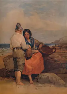 Shrimpers 19th century, (1935). Artist: Edward Duncan