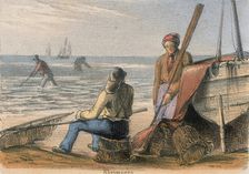Shrimpers c1845. Artist: Benjamin Waterhouse Hawkins