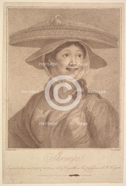 Shrimps!, [March 25, 1782], reissued 1790. Creator: Francesco Bartolozzi.