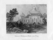 Shrine of Mohummed Kahn, near Deeg Rajasthan, India, mid 19th century.Artist: E Finden