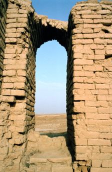 Shrine of Justice (detail), Ur, Iraq, 1977. Creator: Vivienne Sharp