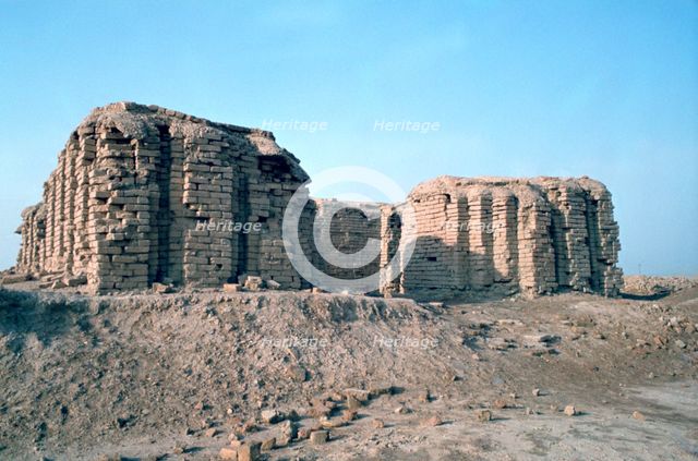 Shrine of Justice, Ur, Iraq, 1977. Creator: Vivienne Sharp.
