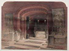 Shrine of the Annunciation, Nazareth, 1839. Creator: David Roberts (British, 1796-1864)