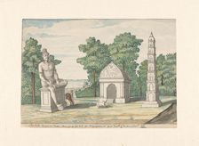 Shrine at Negapatnam on the coast of Coromandel, 1785. Creator: Jan Brandes