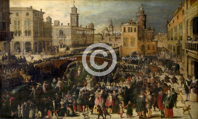 Shrove Tuesday on the Ice. Creator: Louis de Caullery.