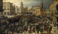 Shrove Tuesday on the Ice. Creator: Louis de Caullery