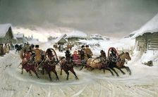Shrovetide 1889. Artist: Pyotr Grusinsky