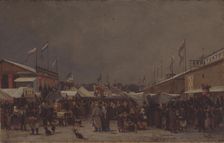 Shrovetide. Artist: Vereshchagin, Pyotr Petrovich (1836-1886)