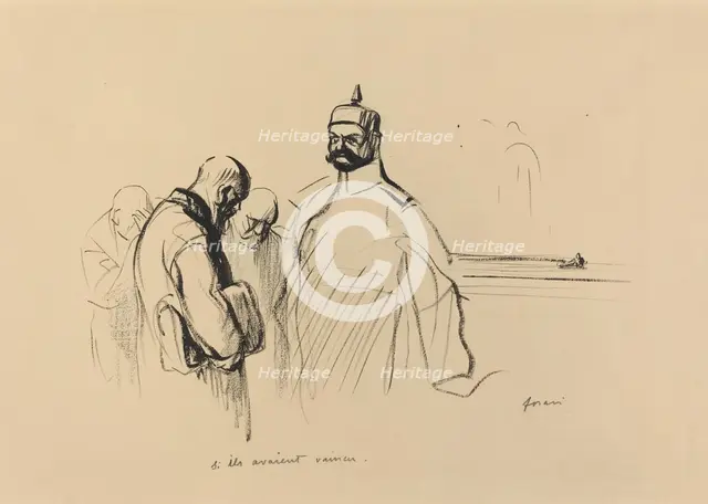 Si ils avaient vaincu, c. 1919. Creator: Jean Louis Forain.