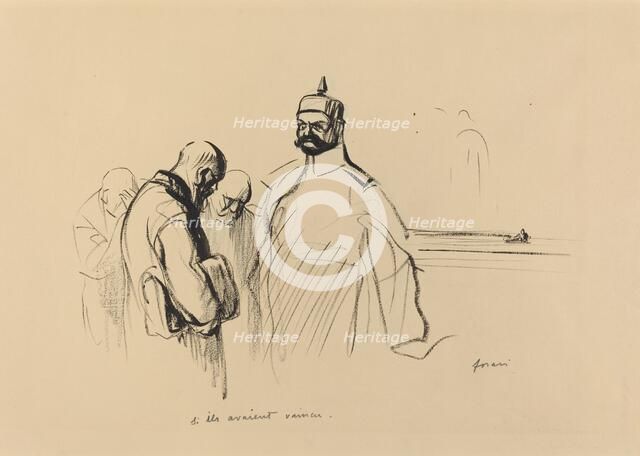 Si ils avaient vaincu, c. 1919. Creator: Jean Louis Forain.