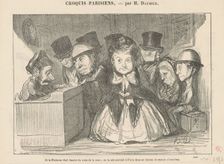 Si la patience était bannie du reste ..., 19th century. Creator: Honore Daumier
