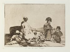 Si son de otro linage.; Los Desastres de la Guerra, Madrid 1863. Creator: Francisco Goya