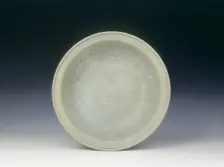 Si Satchanalai celadon dish, Thailand, late 14th-early 15th century. Creator: Unknown
