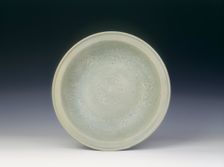 Si Satchanalai celadon dish, Thailand, late 14th-early 15th century. Creator: Unknown