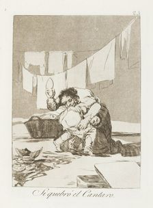 Si quebró el Cantaro.; Los Caprichos, pl.25, 1799. Creator: Francisco Goya