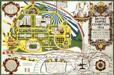 Site Map for the British Empire Exhibition, 1924. Creator: Unknown
