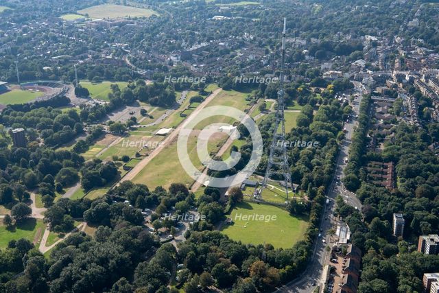 Site of The Crystal Palace and the Penge Transmitting Station, London, 2021. Creator: Damian Grady.