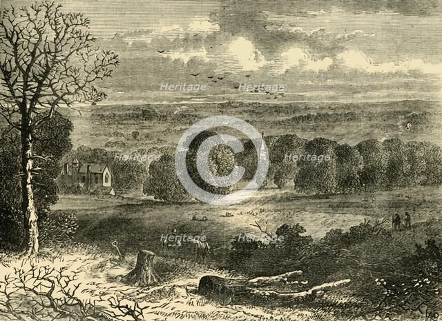 'Site of the Crystal Palace in 1852', (c1878). Creator: Unknown.