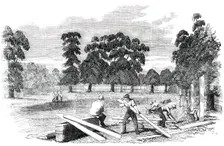 Site of the Building of the Great Exhibition of 1851, 1850. Creator: Unknown
