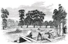 Site of the Building of the Great Exhibition of 1851, 1850. Creator: Unknown