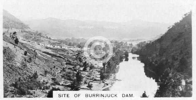 Site of the Burrinjuck Dam, New South Wales, Australia, 1928. Artist: Unknown
