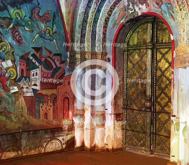 Site of the imprisonment of the Vorotynskii princes [Kirillo-Belozerskii Monastery..., 1909. Creator: Sergey Mikhaylovich Prokudin-Gorsky.