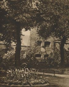 Site of the Marshalsea Prison from the Churchyard of St. George's, Southwark c1935. Creator: Taylor