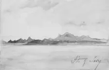 Site of Troy (from Sketchbook), 1904. Creator: Mary Newbold Sargent