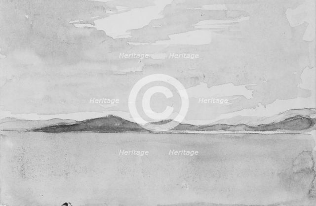 Site of Troy (from Sketchbook), 1904. Creator: Mary Newbold Sargent.
