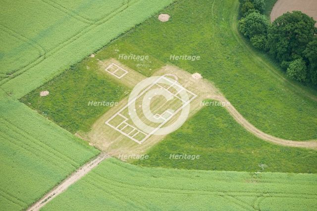 Site of a Romano-British villa, Essex, 2015. Creator: Damian Grady.