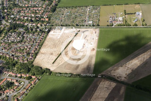 Site of an Iron Age cemetery, Pocklington, East Riding of Yorkshire, 2018 . Creator: Historic England.