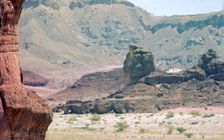 Site of King Solomon's Mines in the Neggu desert, 10th century BC