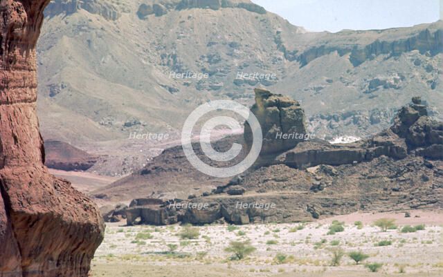 Site of King Solomon's Mines in the Neggu desert, 10th century BC. Artist: Unknown