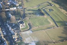 Site of Lavatrae Roman Fort and the ruins of Bowes Castle, County Durham, 2014. Creator: Historic England Staff Photographer