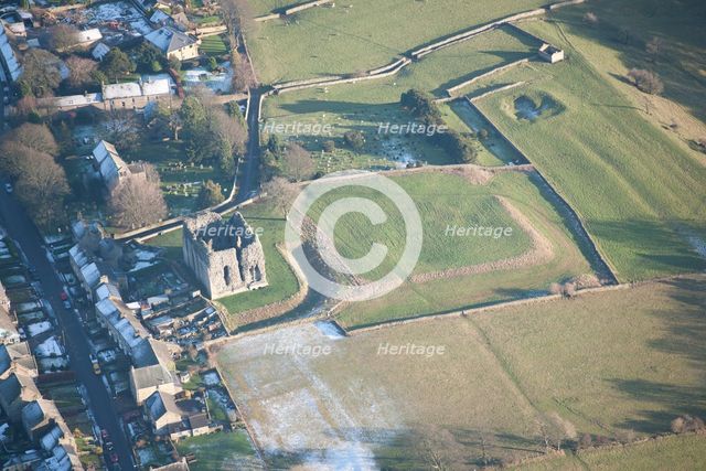 Site of Lavatrae Roman Fort and the ruins of Bowes Castle, County Durham, 2014. Creator: Historic England Staff Photographer.