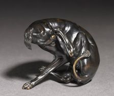 Sitting Dog Scratching Himself, c. 1525-1530. Creator: Unknown