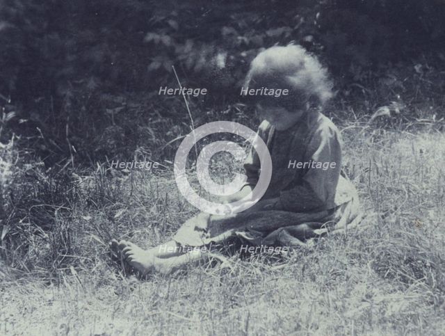 Sitting in the sun, c1893. Creator: Sarah J. Eddy.
