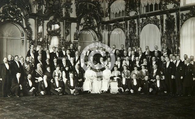Sitting of the committee of Grand Duchess Tatiana Nikolaievna of Russia, early 20th century. Artist: Unknown