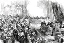Sitting of the Skouptschina, or Parliament of Servia, 1876. Creator: Unknown