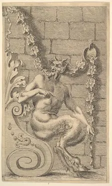 Sitting Satyrs, after 1732. Creator: Unknown
