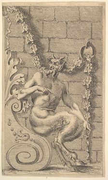 Sitting Satyrs, after 1732. Creator: Unknown