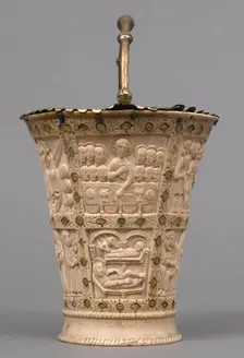 Situla (Bucket for Holy Water), Carolingian, 860-880. Creator: Unknown