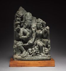 Siva and Parvati (Uma-Mahesvara), 900s. Creator: Unknown