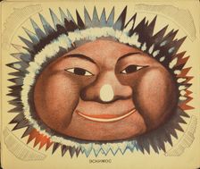 Six Masks: Eskimo, Early 1930s. Creator: Yermolayeva, Vera Mikhailovna (1893-1938)